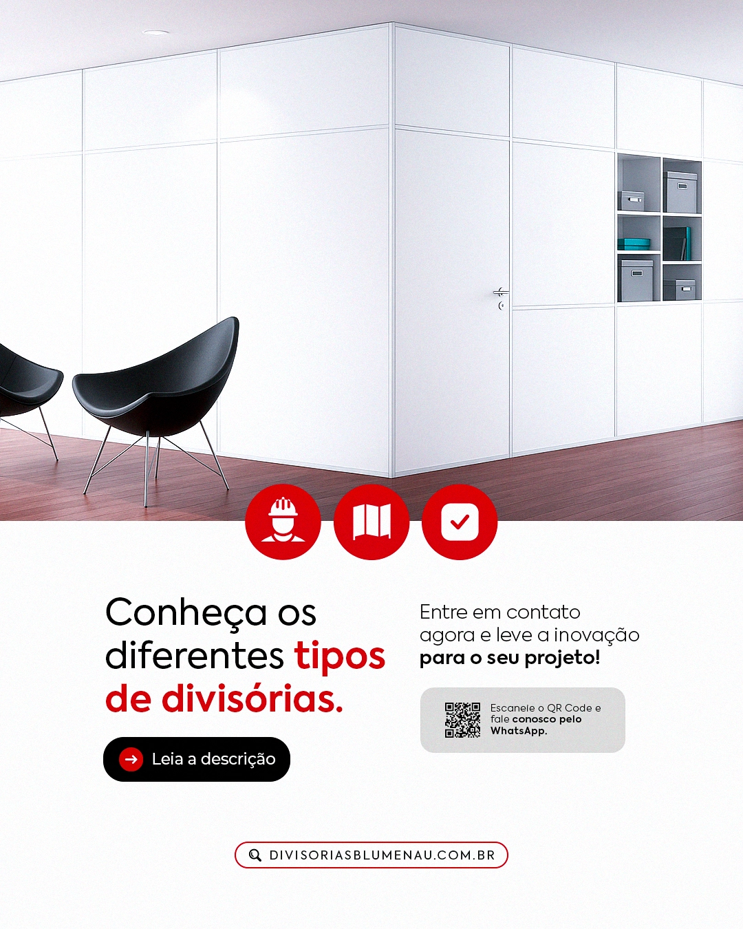 Os Diferentes tipos de Divisórias